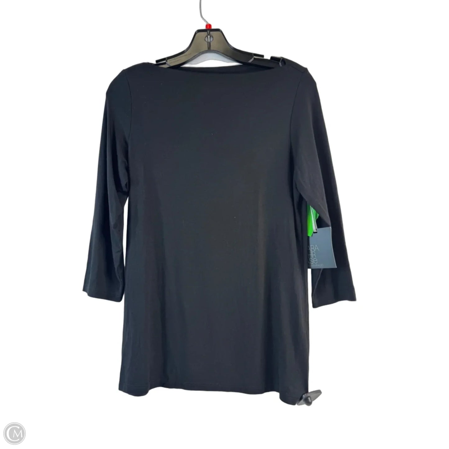 Top 3/4 Sleeve By Clothes Mentor In Black, Size: M
