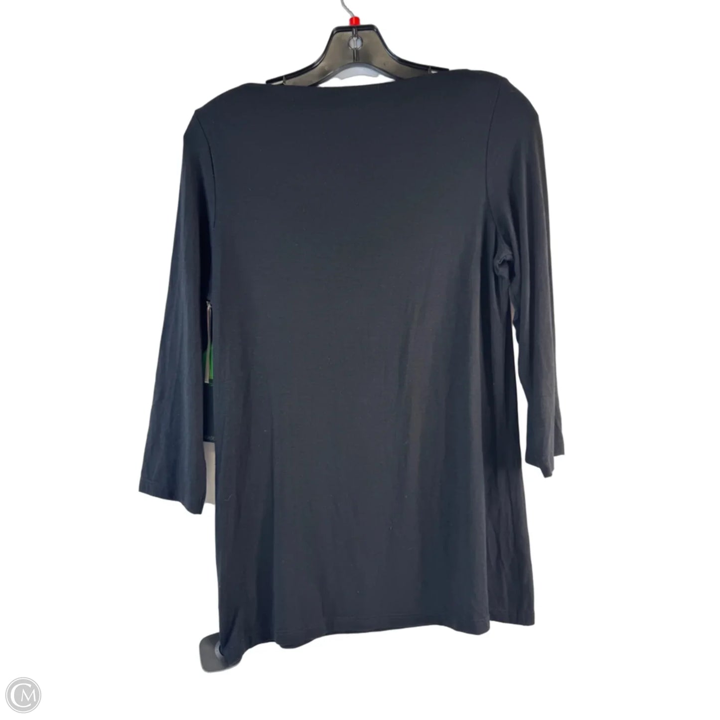 Top 3/4 Sleeve By Clothes Mentor In Black, Size: M