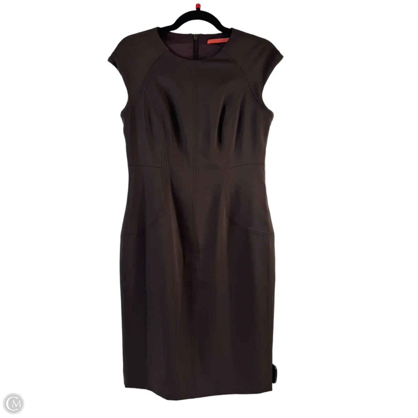 Dress Casual Midi By Clothes Mentor In Bronze, Size: S