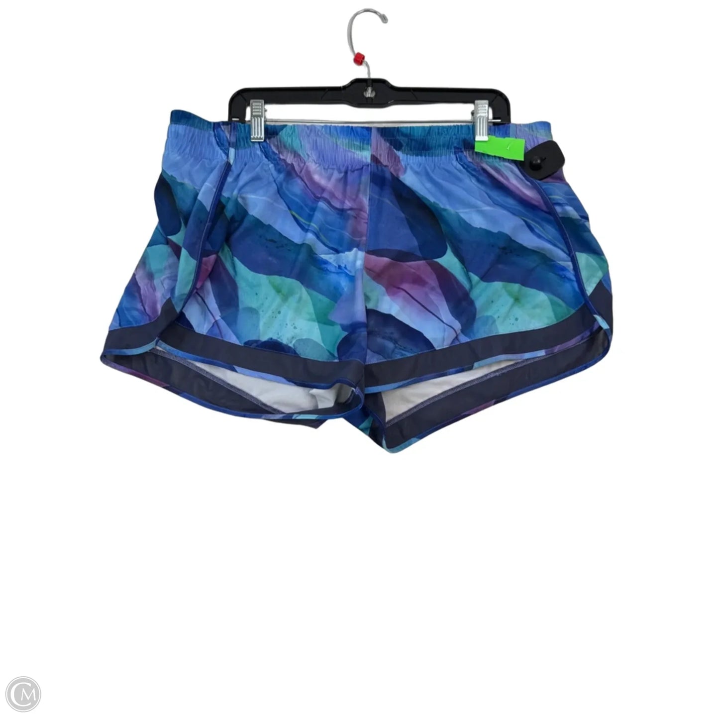 Athletic Shorts By Athleta In Blue & Purple, Size: Xl
