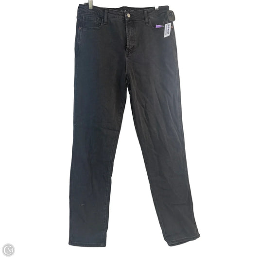 Jeans Skinny By Old Navy In Black Denim, Size: 10l