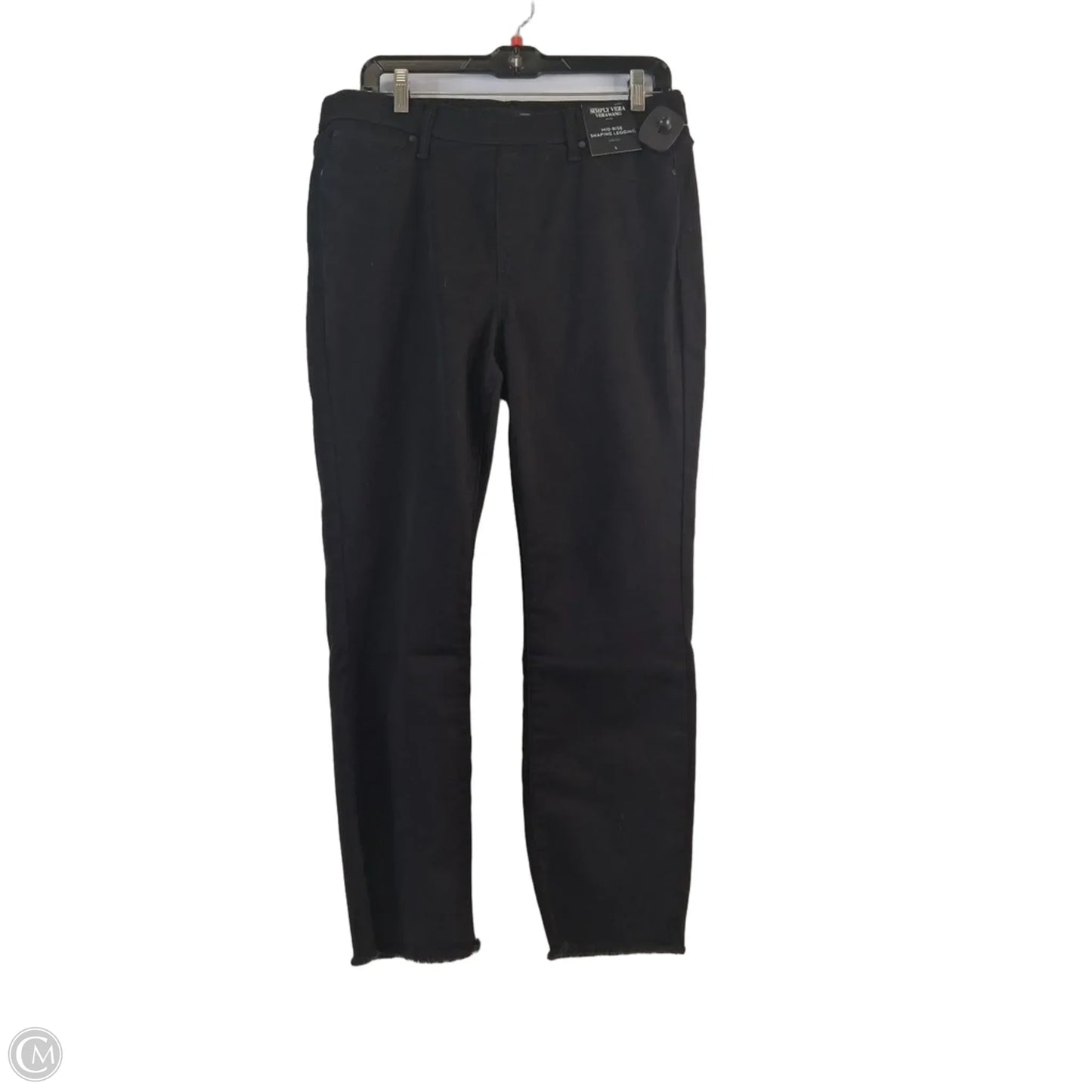 Jeans Jeggings By Simply Vera In Black, Size: 12