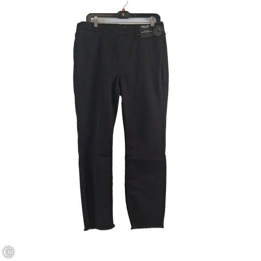 Jeans Jeggings By Simply Vera In Black, Size: 12