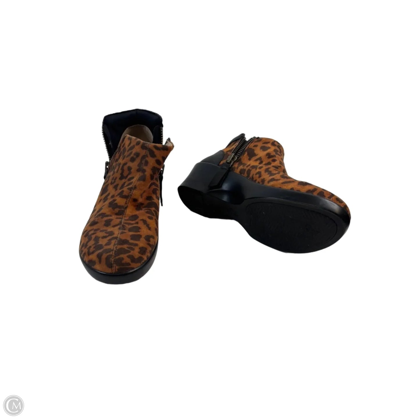 Shoes Heels Wedge By Alegria In Animal Print, Size: 6.5