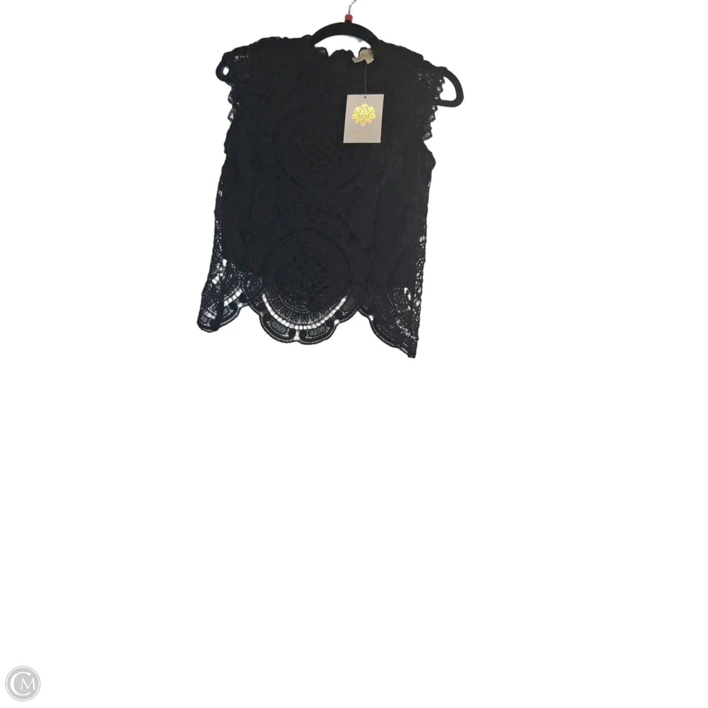 Top Sleeveless By Rebellion In Black, Size: S