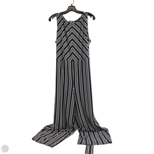 Jumpsuit By Clothes Mentor In Black & Brown, Size: Lp