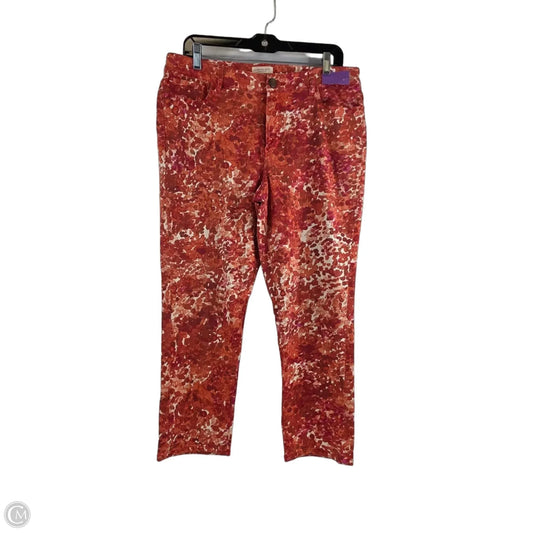 Jeans Jeggings By Coldwater Creek In Orange, Size: 12