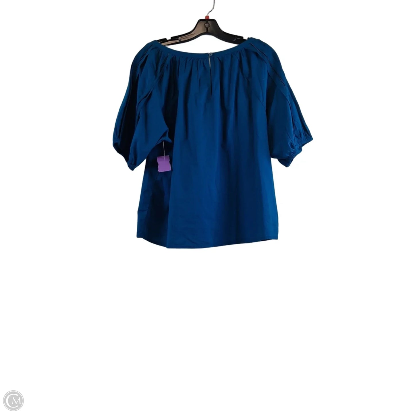 Top 3/4 Sleeve By Loft In Blue, Size: L