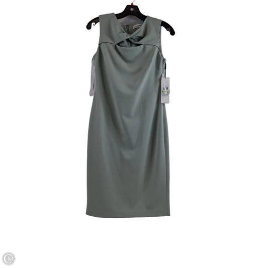 Dress Casual Midi By Calvin Klein In Green, Size: S