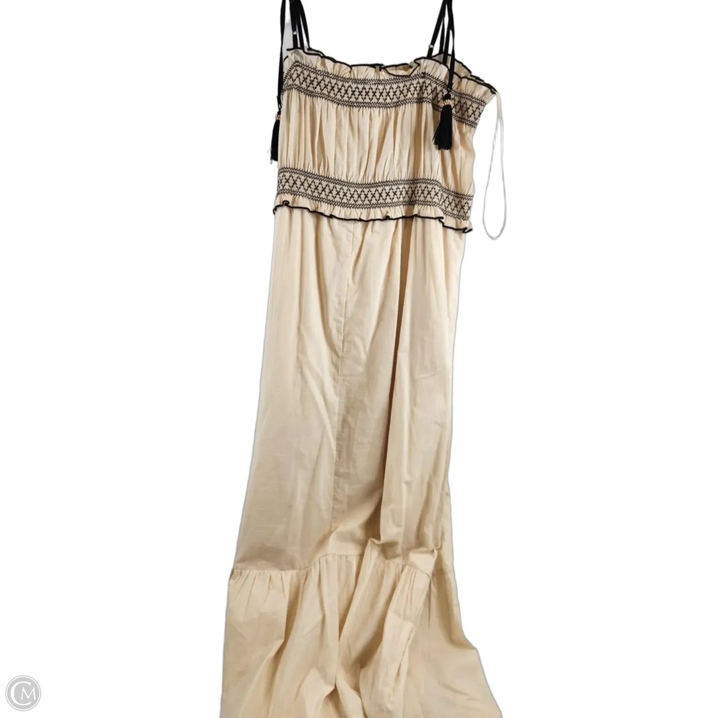 Dress Casual Maxi By Clothes Mentor In Cream, Size: L