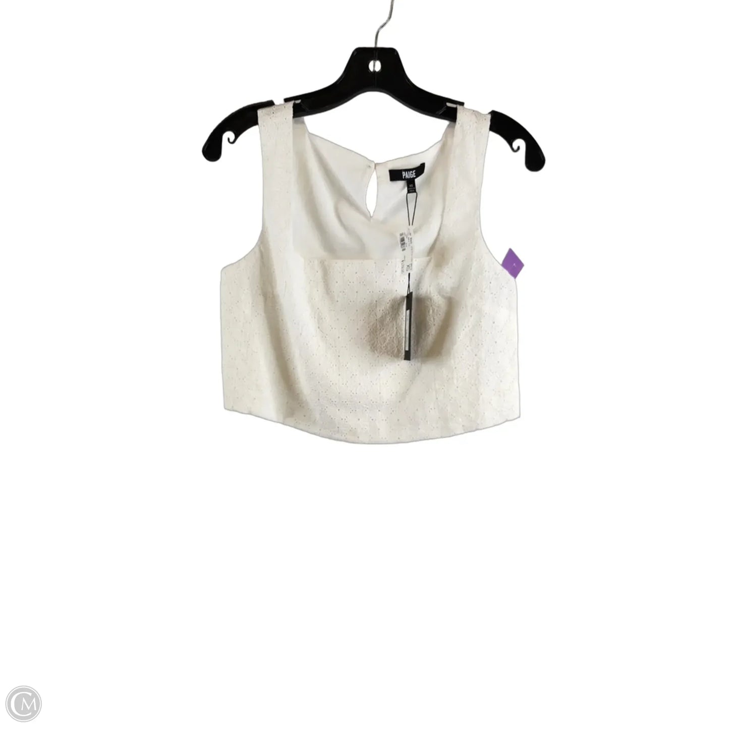 Top Sleeveless By Paige In White, Size: Xs