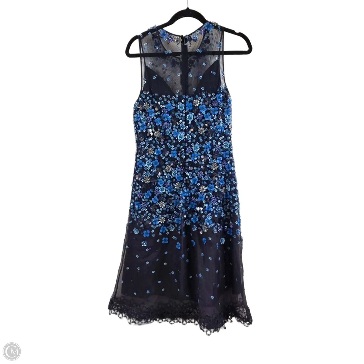 Dress Party Midi By Elie Tahari In Blue, Size: M
