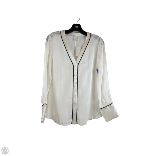 Top Long Sleeve By Club Monaco In Cream, Size: Xs