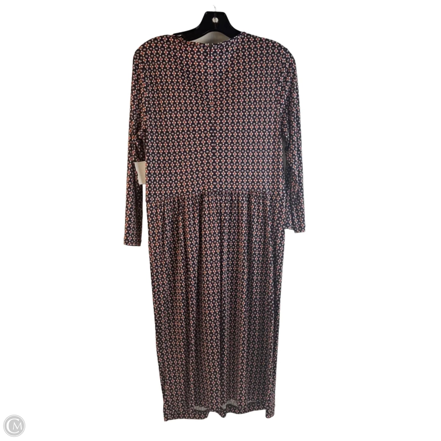 Dress Designer By Tory Burch In Blue & Orange, Size: M