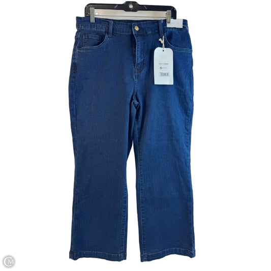 Jeans Straight By Coco And Carmen In Blue Denim, Size: 14