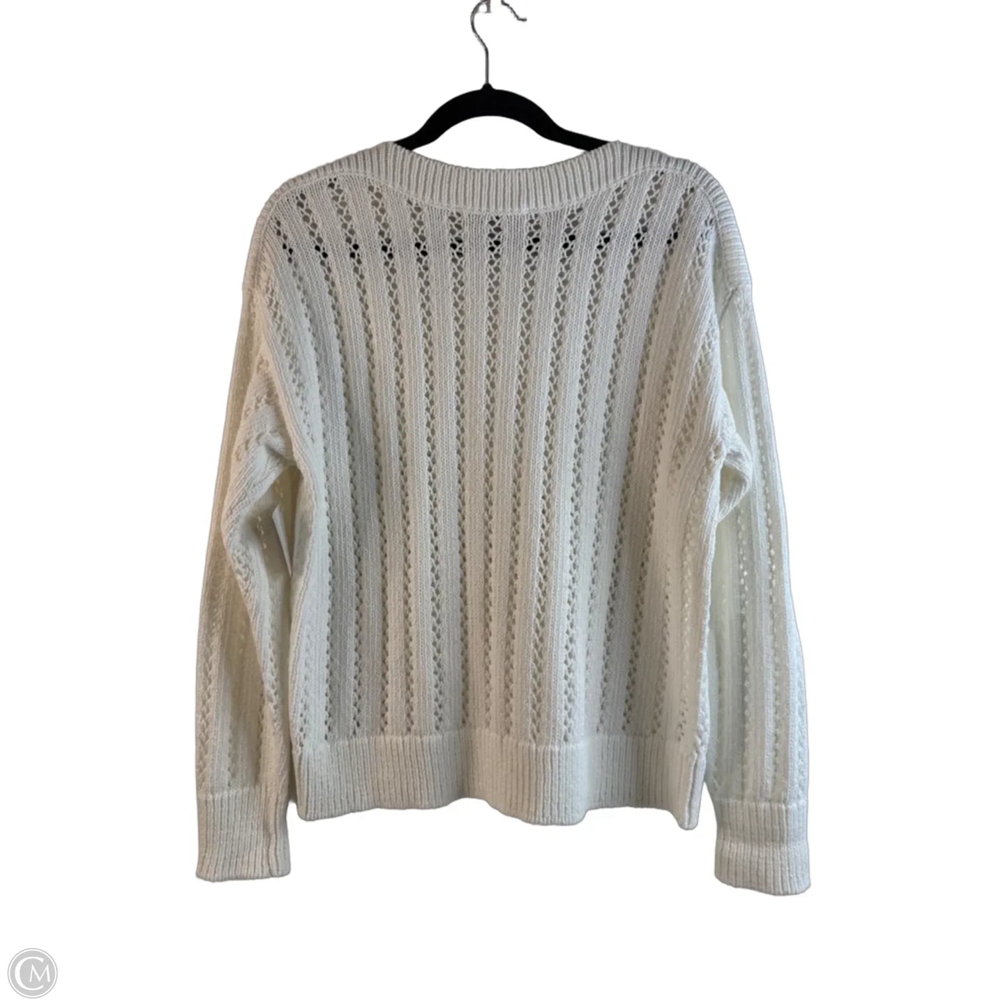 Sweater By Loft In Cream, Size: M
