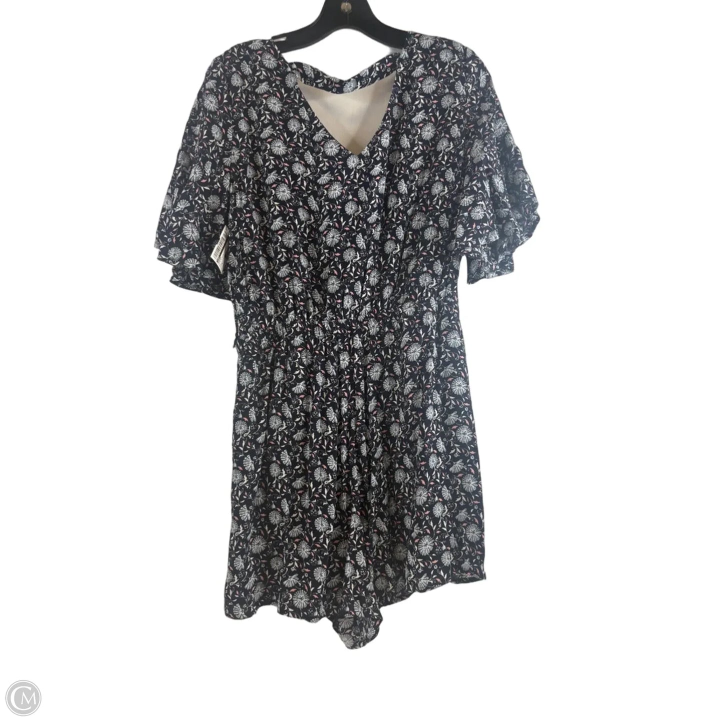 Romper By Loft In Blue & White, Size: S
