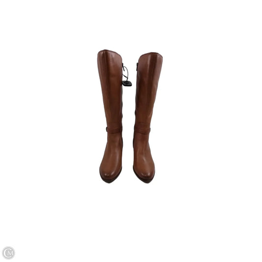 Boots Knee Heels By Naturalizer In Brown, Size: 10.5