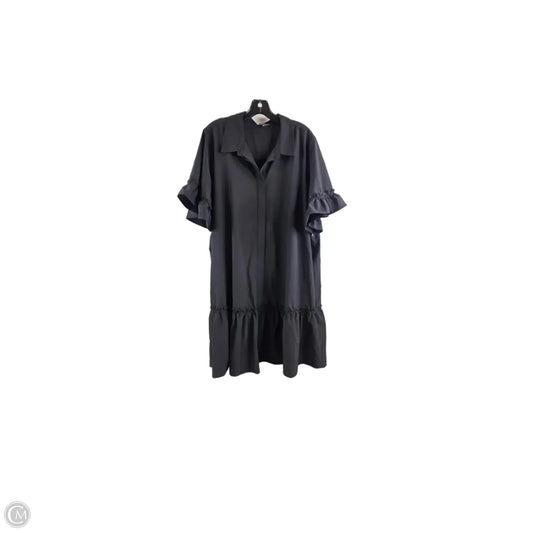 Dress Casual Midi By Modern Works In Black, Size: 2x