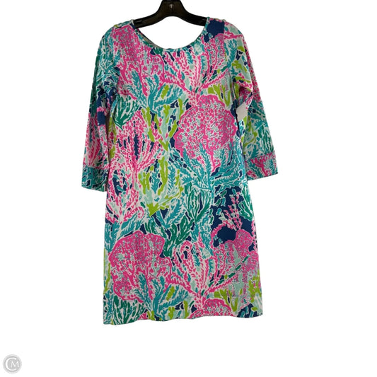 Dress Designer By Lilly Pulitzer In Blue & Pink, Size: S