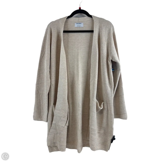 Sweater Cardigan By Old Navy In Cream, Size: M