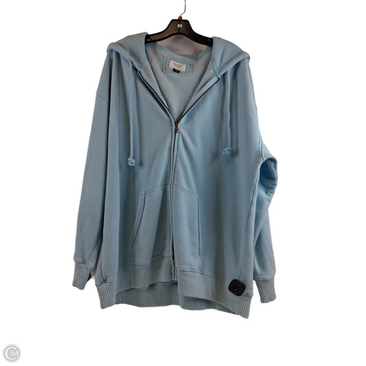 Sweatshirt Hoodie By American Eagle In Teal, Size: L