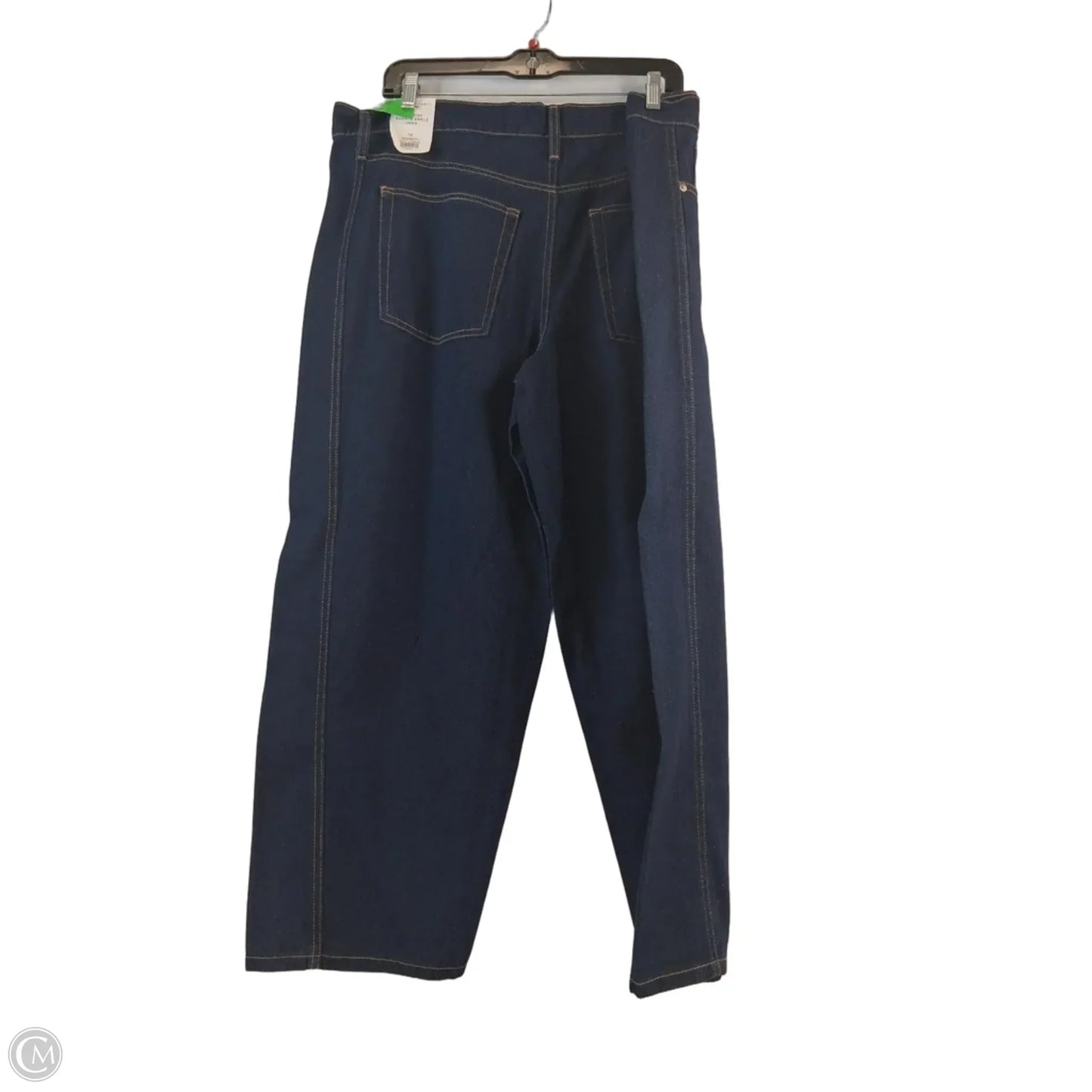 Jeans Straight By Free Assembly In Blue Denim, Size: 16