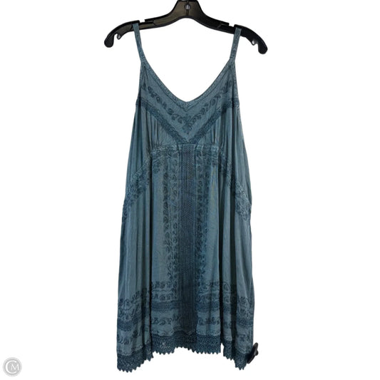 Top Sleeveless By Clothes Mentor In Teal, Size: Xxl
