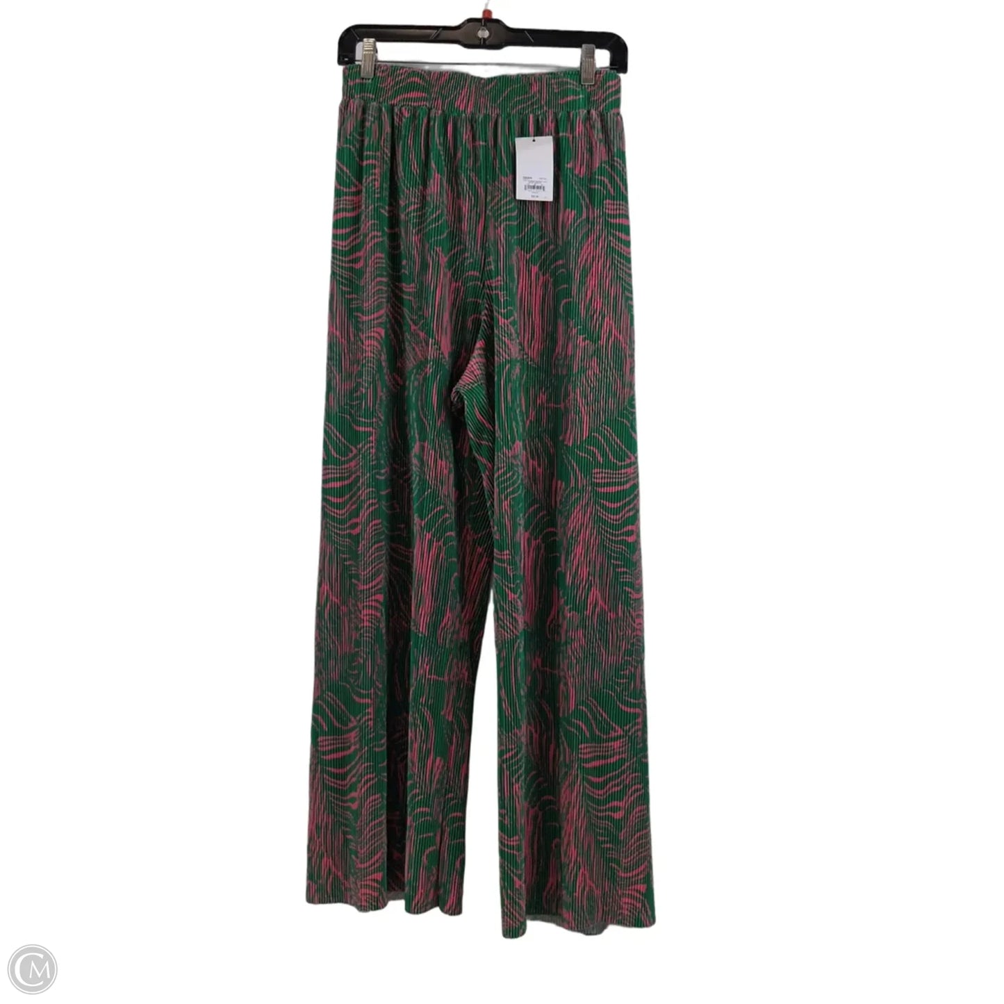 Pants Wide Leg By Intempo In Green & Pink, Size: 18