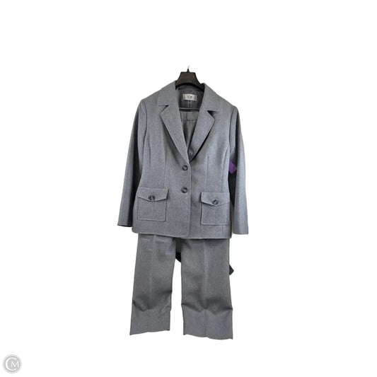 Dress Suit 2pc By Le Suit In Grey, Size: 14p