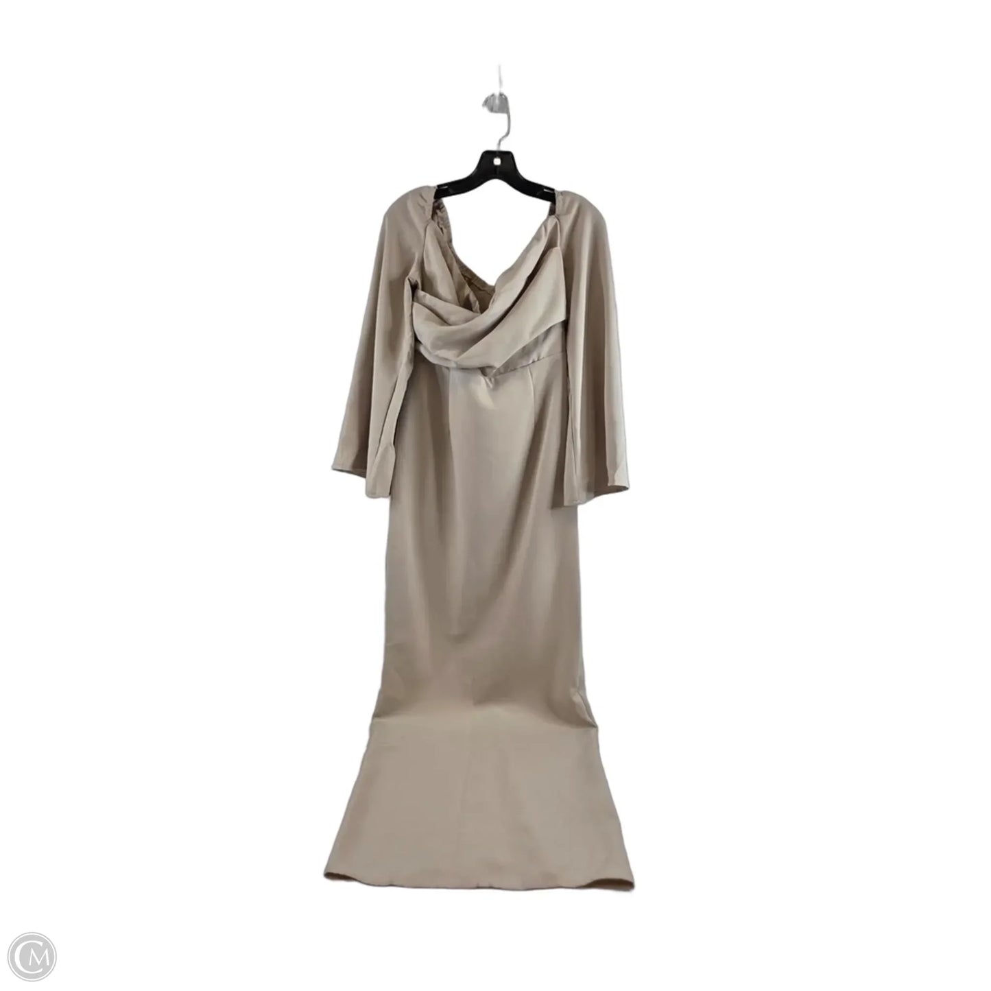 Dress Casual Midi By Shein In Tan, Size: M