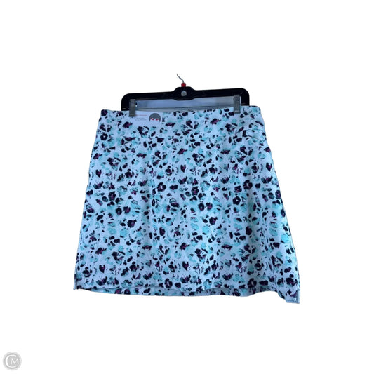 Skort By Lady Hagen In Green & Purple, Size: 18