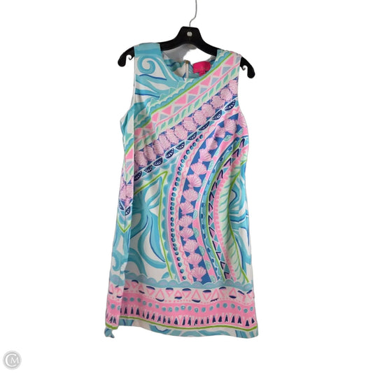 Dress Designer By Lilly Pulitzer In Blue & Pink, Size: 10