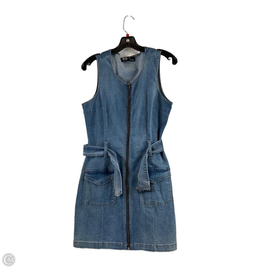 Dress Casual Midi By Rewash In Blue Denim, Size: M