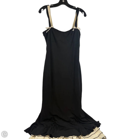 Dress Casual Maxi By Old Navy In Black, Size: M