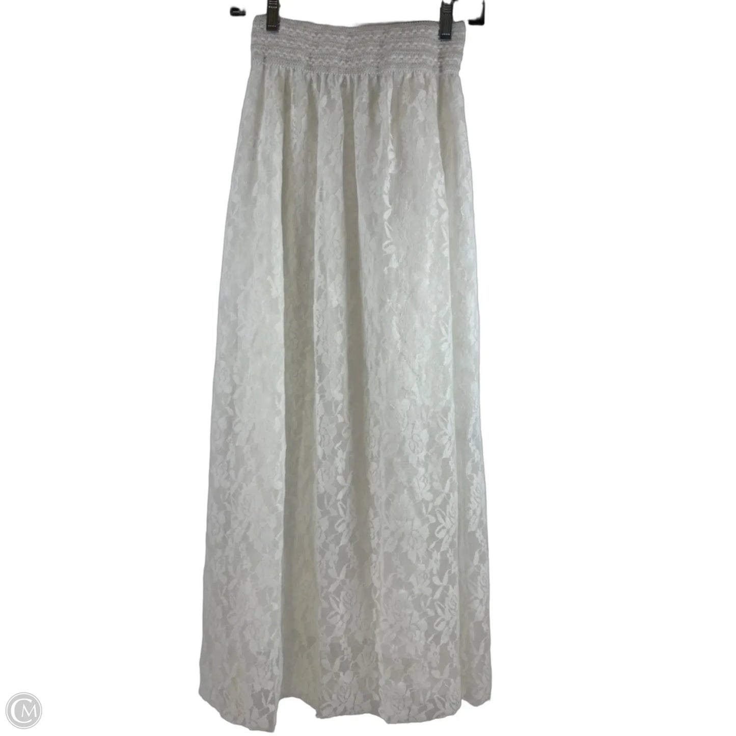 Skirt Maxi By Cmf In White, Size: S