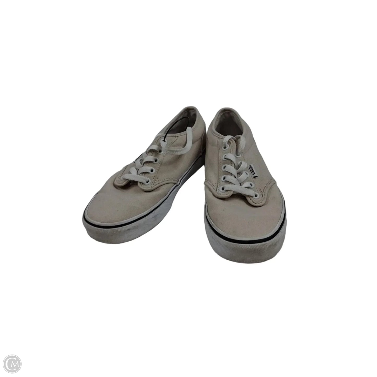 Shoes Sneakers By Vans In Cream, Size: 9