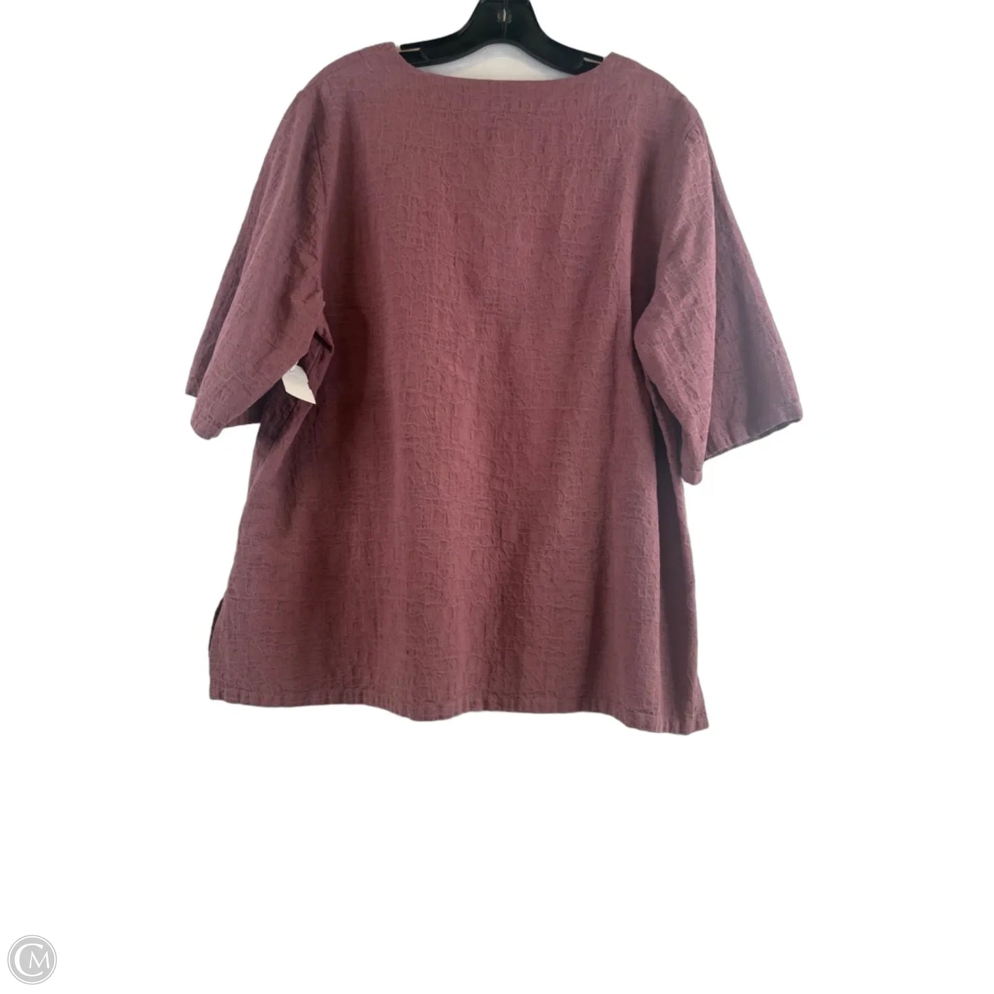 Top Short Sleeve By Clothes Mentor In Mauve, Size: Xl