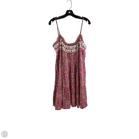 Dress Casual Short By Natural Life In Orange & Pink, Size: M