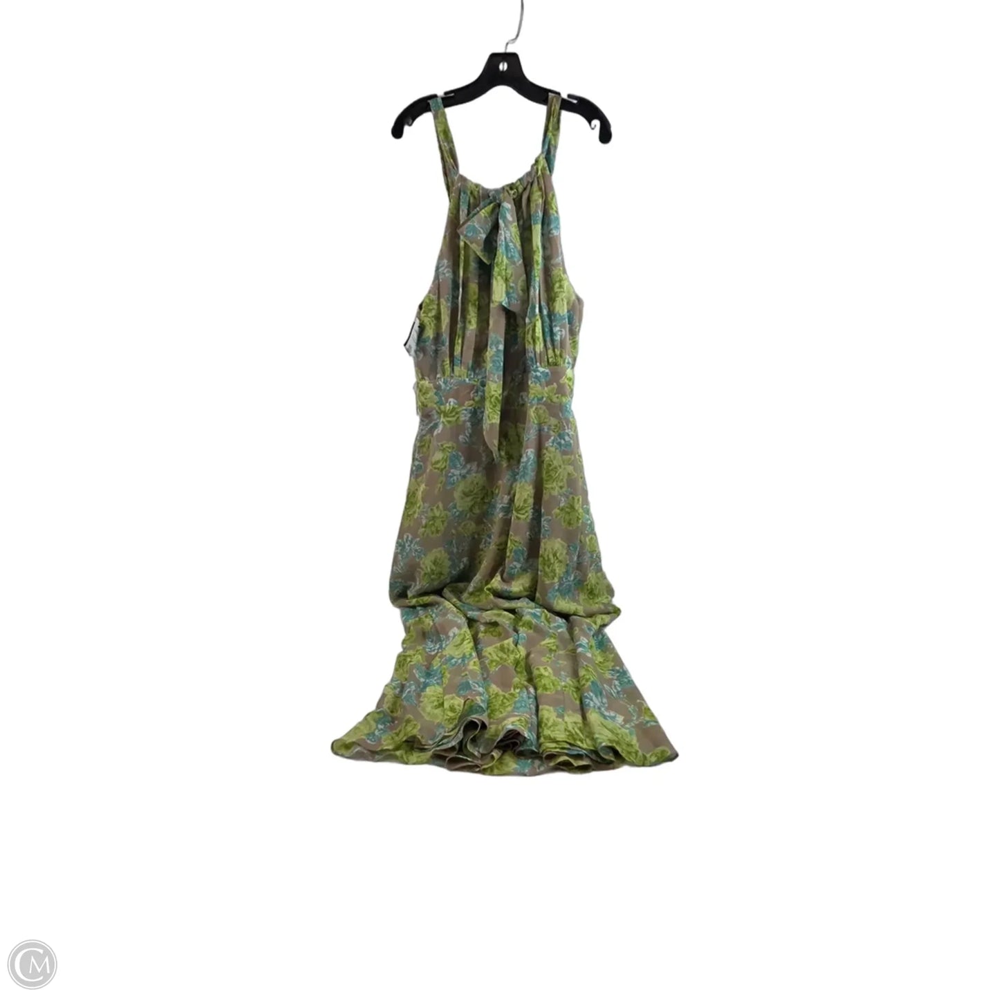 Dress Casual Maxi By R And K Originals In Green, Size: Xl