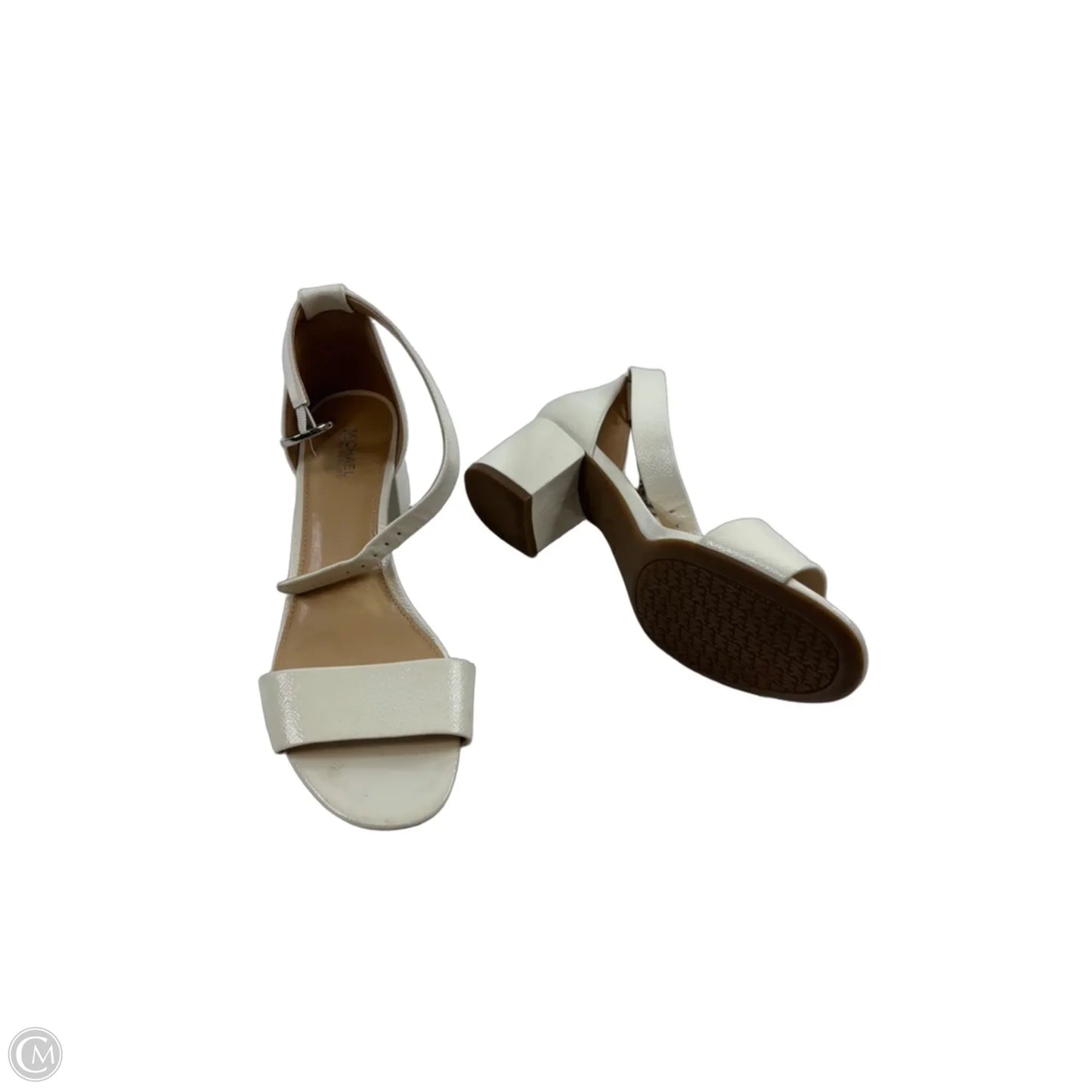 Shoes Heels Block By Michael By Michael Kors In White, Size: 8.5