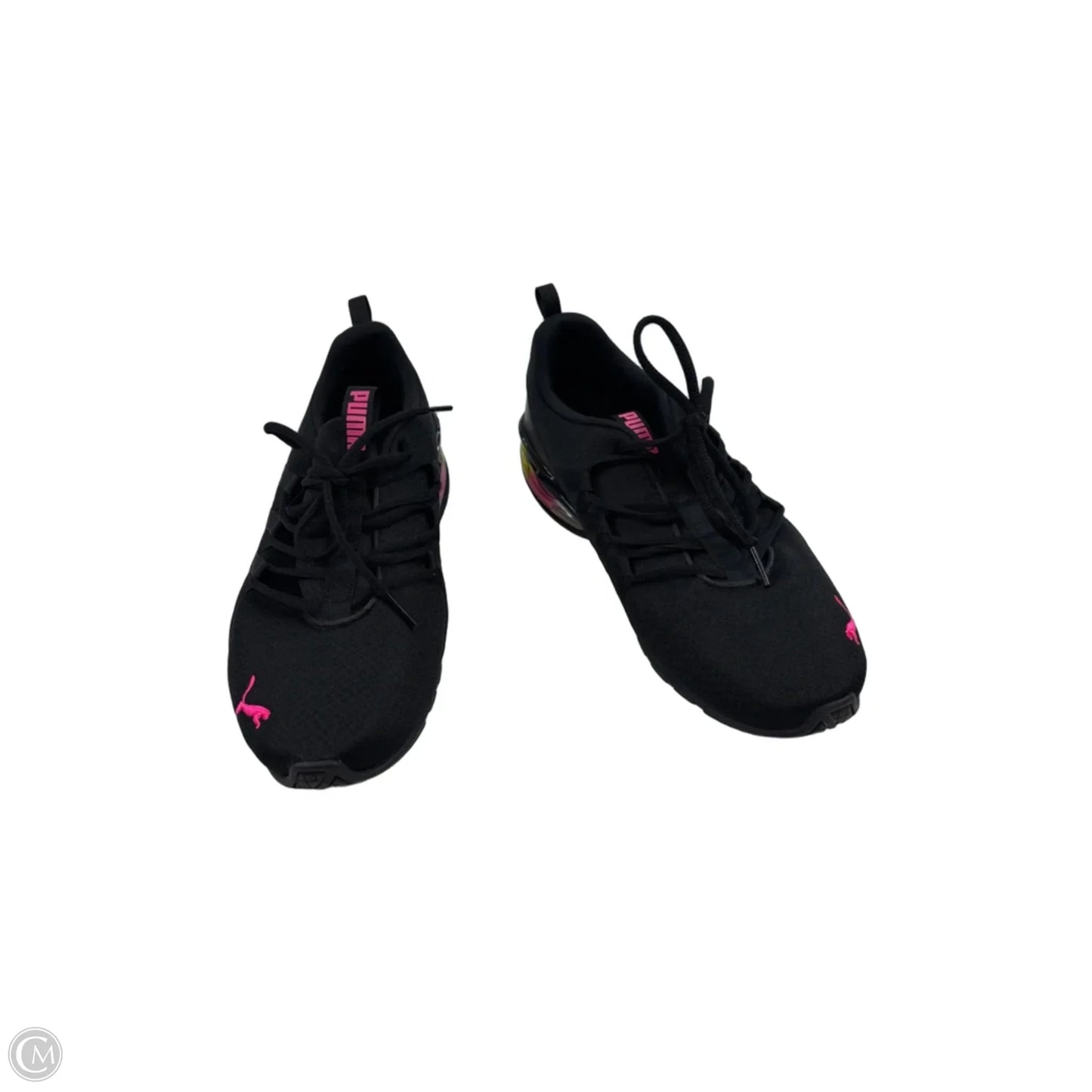 Shoes Athletic By Puma In Black & Pink, Size: 9