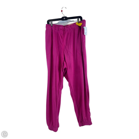 Athletic Pants By Lane Bryant In Pink, Size: 22