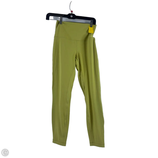 Athletic Leggings By Lululemon In Green, Size: 6