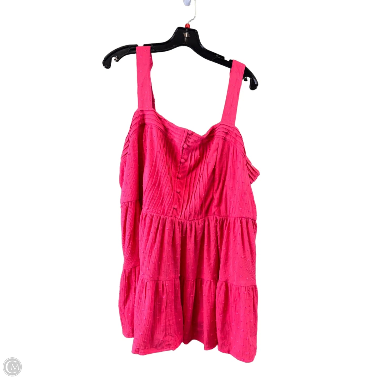 Top Sleeveless By Torrid In Pink, Size: 3x