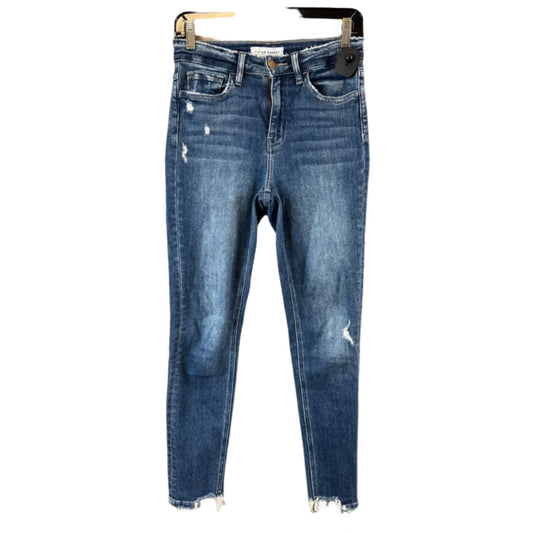 Jeans Skinny By Flying Monkey In Blue Denim, Size: 4