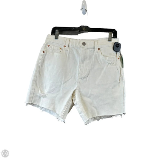 Shorts By Gap In Cream Denim, Size: 8
