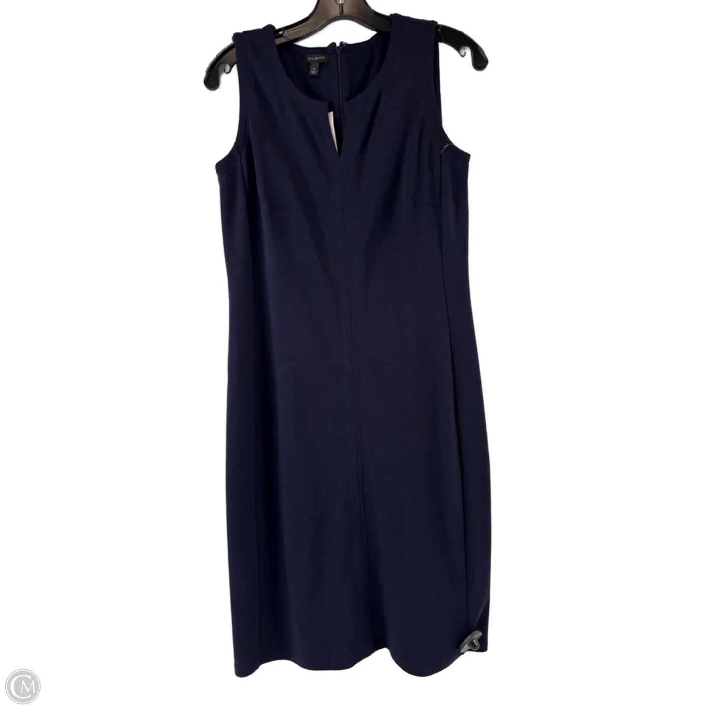 Dress Casual Midi By Talbots In Navy, Size: S