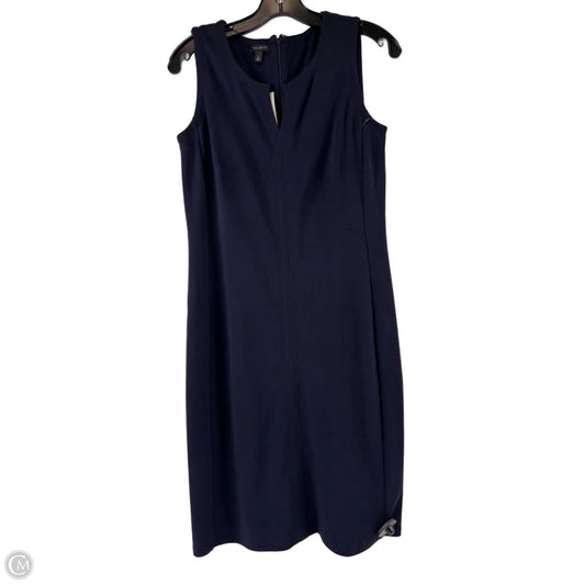 Dress Casual Midi By Talbots In Navy, Size: S