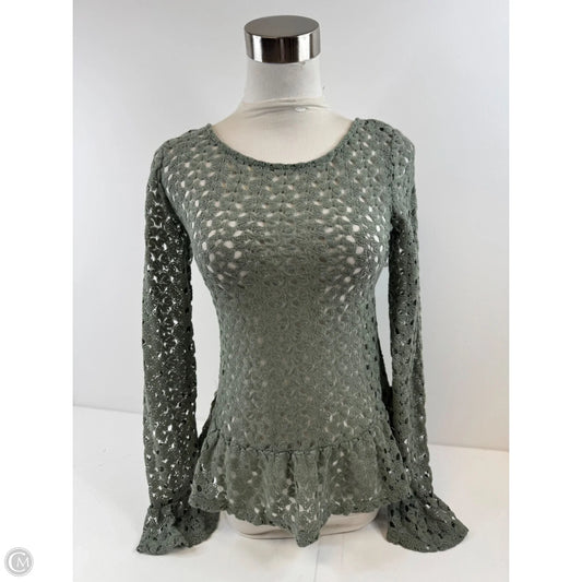Top 3/4 Sleeve By Mimi Chica In Green, Size: S